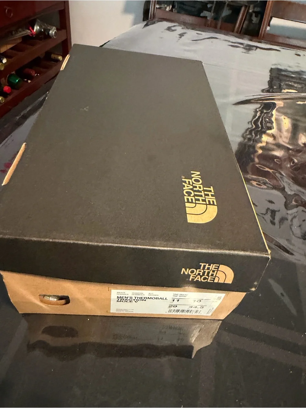 The North Face Black Insulated Quilted Slip-On Mules